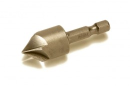 FAMAG Countersink, alloyed tool steel, with 5 edges, point angle 90,Bit shank E6,3:16, 3532016 £4.69